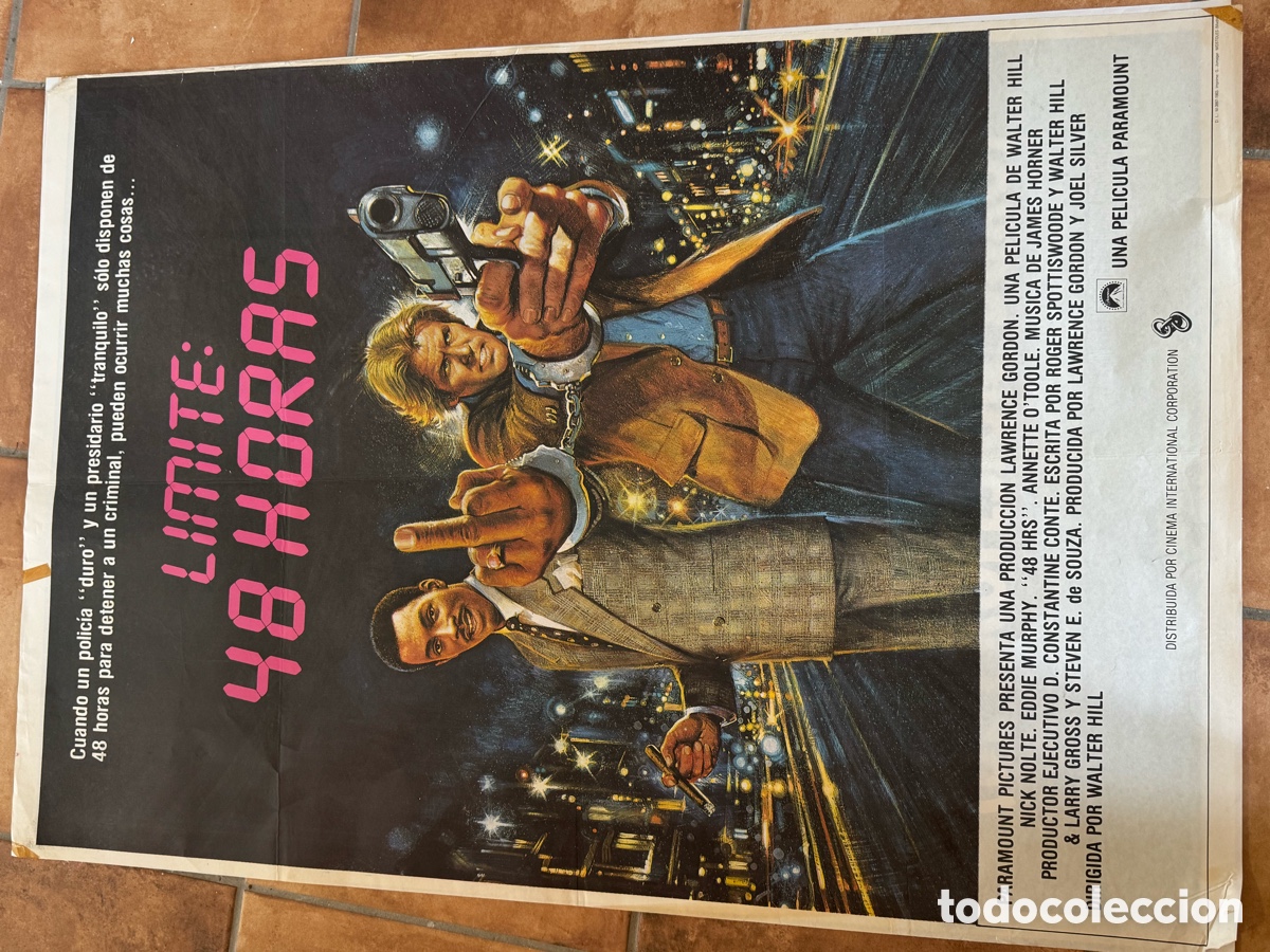 Cine: LIMITE 48 HORAS NICK NOLTE EDDIE MURPHY 1983 POSTER ORIGINAL