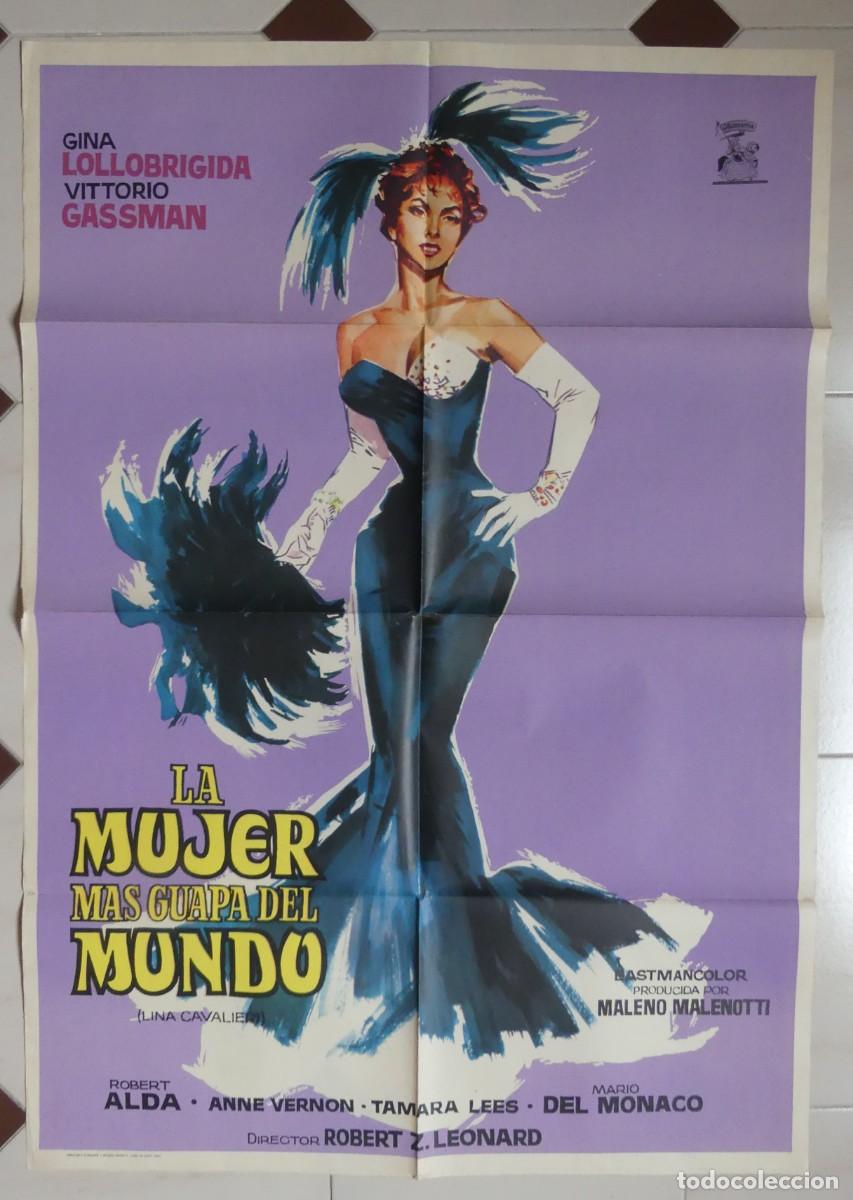 Cine: CARTEL DE LA MUJER MAS GUAPA DEL MUNDO ( 1966 ) (PAGO POR BIZUM - PEDIDO MINIMO 50 EUROS) )
