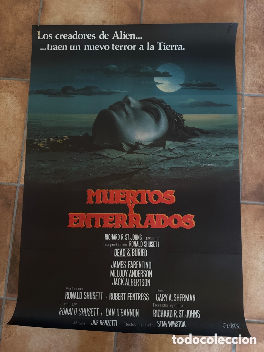 Cine: MUERTOS Y ENTERRADOS RICHARD R ST JOHNS POSTER ORIGINAL DEAD & BURIED