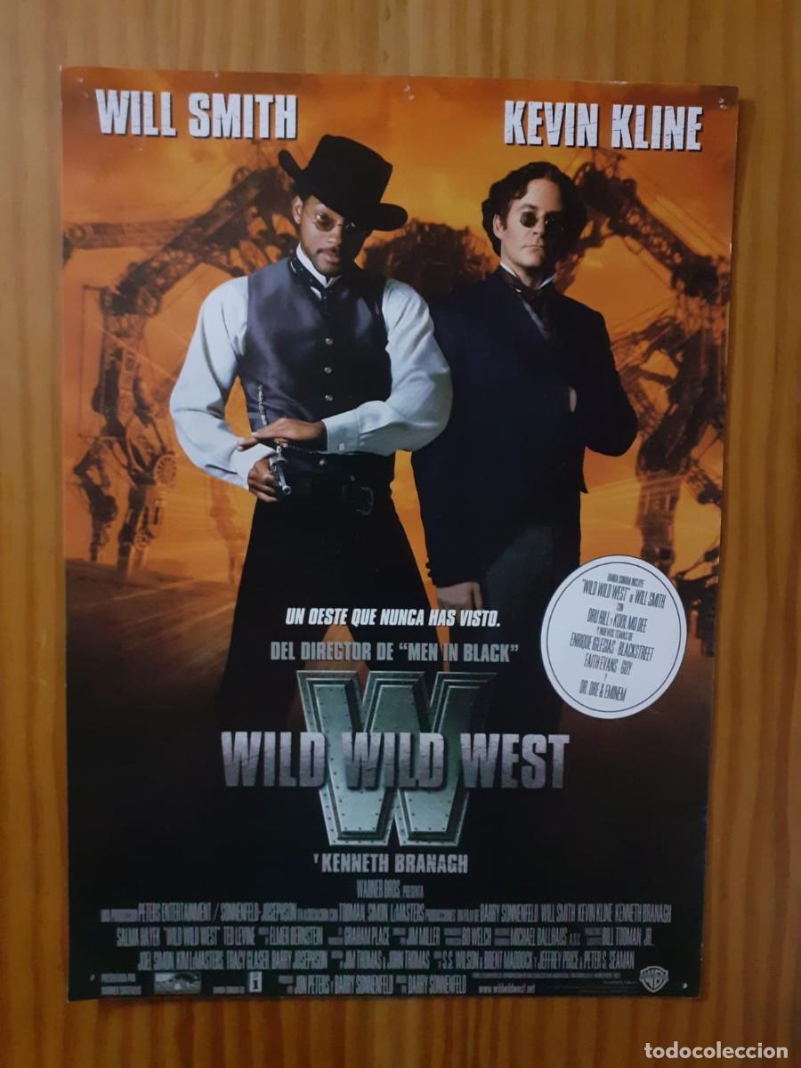 Cine: Gu&iacute;a / Dossier De Prensa Original: Wild Wild West (1999) - Will Smith / Salma Hayek (30x21cm)