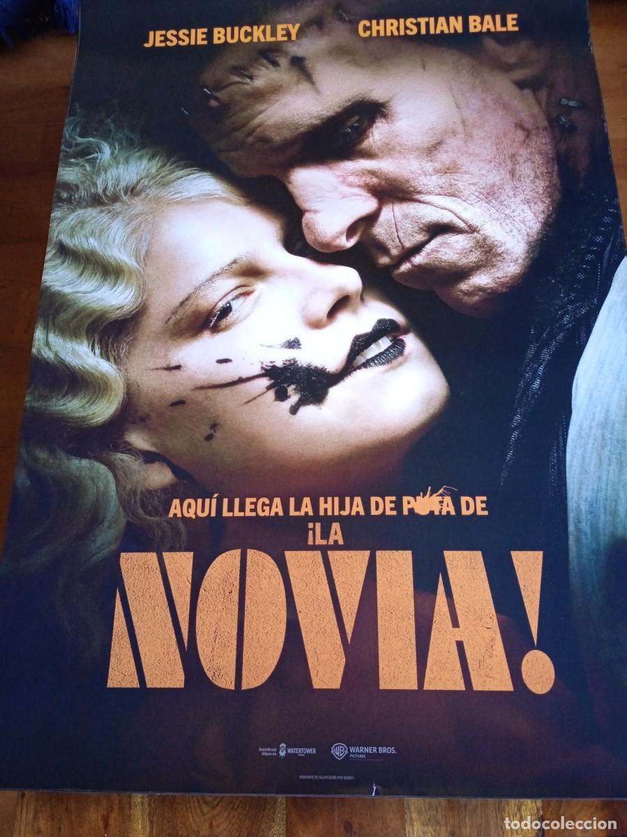 Cine: &iexcl;La novia! - Jessie Buckley, Christian Bale, Peter Sarsgaard, P. Cruz - Poster original Warner 2026