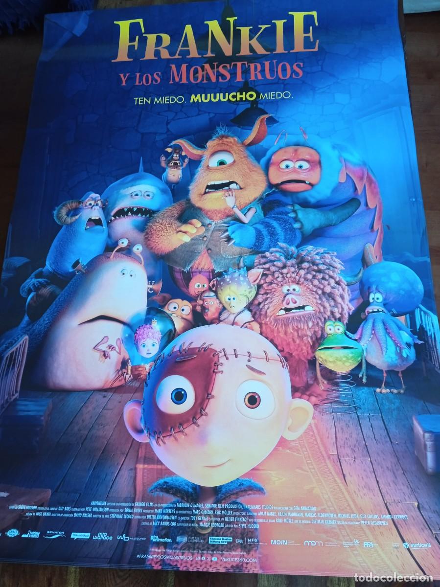 Cine: Frankie y los monstruos - Animacion - Dir. Steve Hudson, Toby Genkel - Poster original Vertice 2025