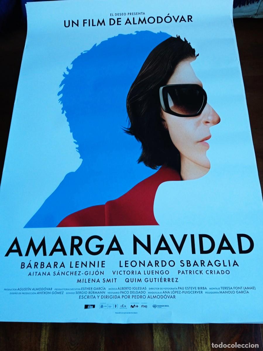 Cine: Amarga Navidad - B&aacute;rbara Lennie, Leonardo Sbaraglia, Pedro Almod&oacute;var - Poster original Warner