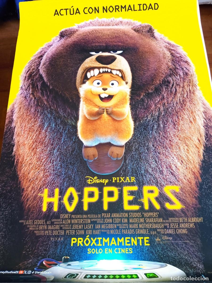 Cine: Hoppers - Animacion - Dir. Daniel Chong - Poster original Disney 2026