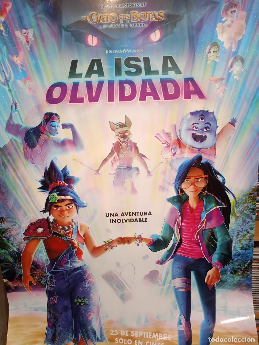 Cine: La isla olvidada. Modelo 1 P&oacute;ster original