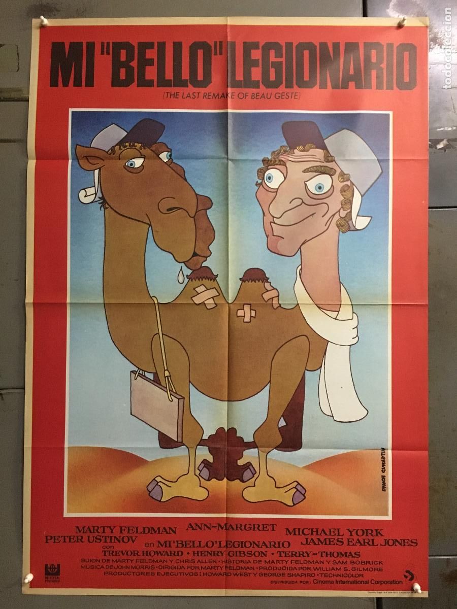Cine: AFR86 MI BELLO LEGIONARIO ANN MARGRET MICHAEL YORK MARTY FELDMAN LEGION POSTER ORIGINAL 70X100