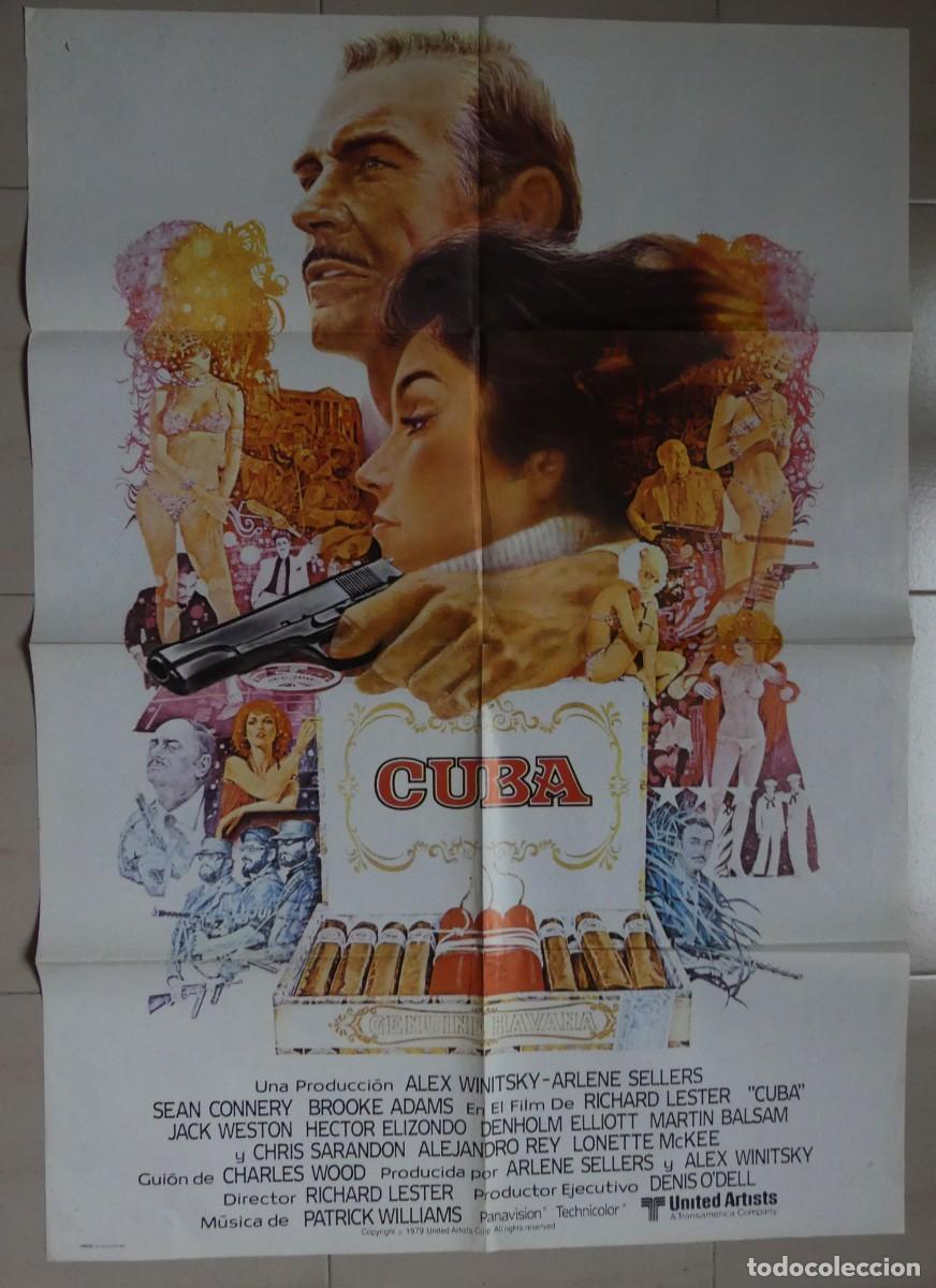 Cine: CARTEL ORIGINAL DE : CUBA( 1980 ) (PAGO POR BIZUM - PEDIDO MINIMO 50 EUROS) )