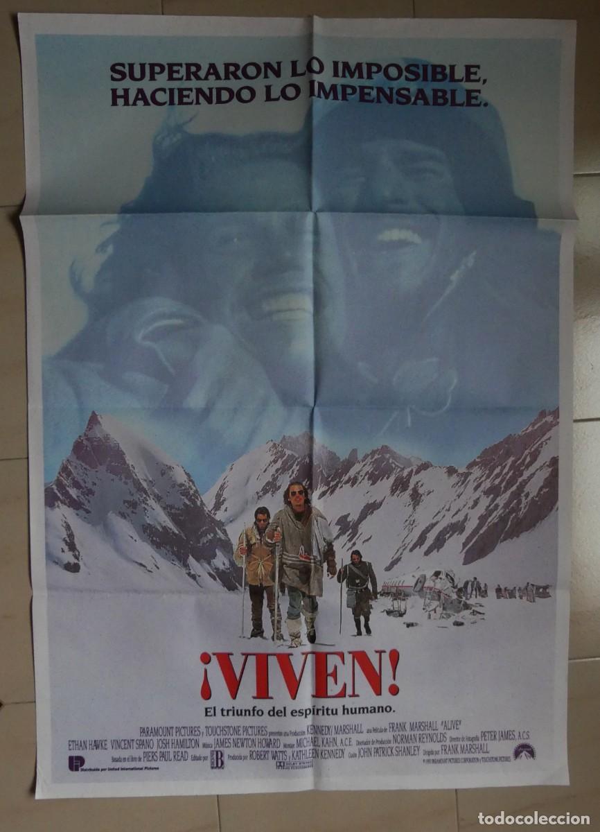Cine: CARTEL ORIGINAL DE : &iexcl; VIVEN ! (PAGO POR BIZUM - PEDIDO MINIMO 50 EUROS) )