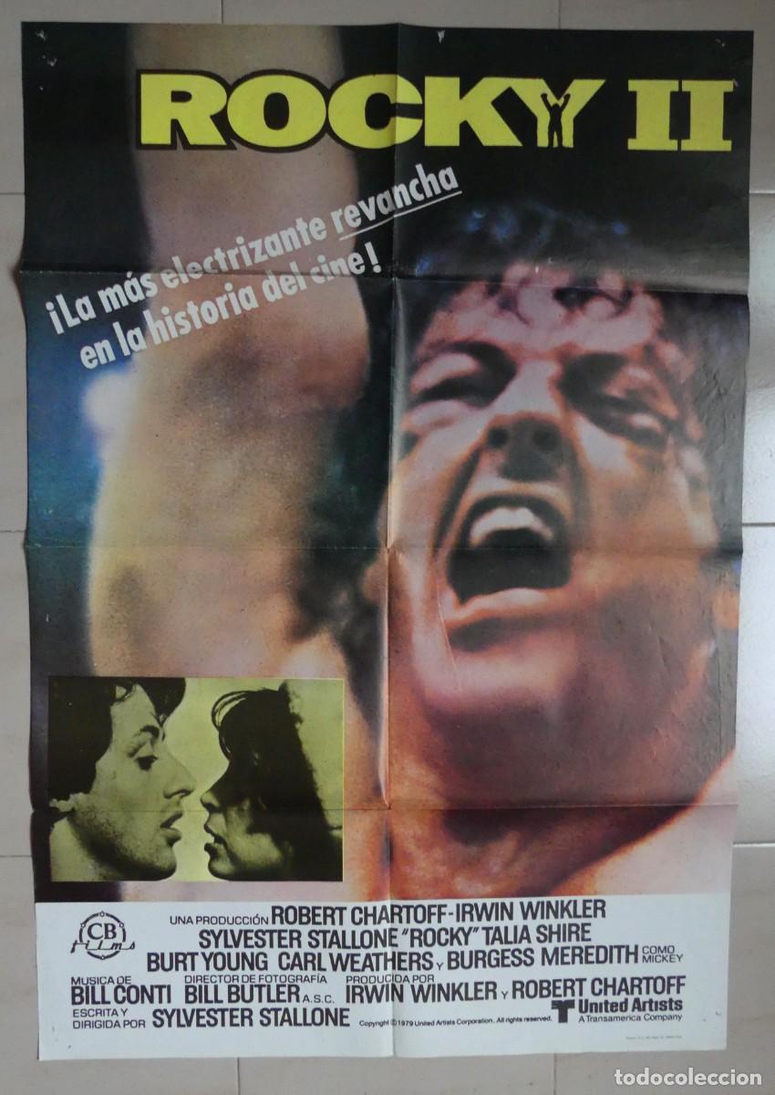 Cine: CARTEL ORIGINAL DE : ROCKY II ( 1978 )(PAGO POR BIZUM - PEDIDO MINIMO 50 EUROS) )