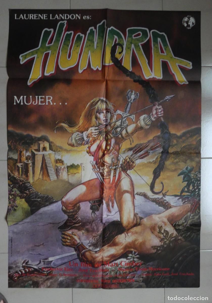 Cine: CARTEL ORIGINAL DE : HUNDRA ( 1983 )(PAGO POR BIZUM - PEDIDO MINIMO 50 EUROS) )