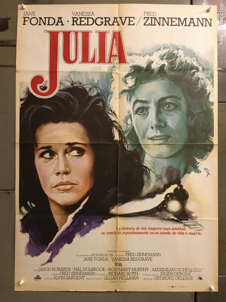 Cine: AFS16 JULIA JANE FONDA VANESSA REDGRAVE MCP POSTER ORIGINAL 70X100 ESTRENO