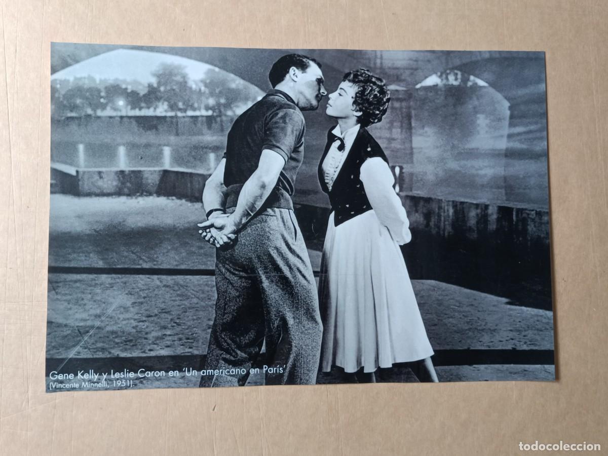 Cine: POSTER FOTO DE LA PEL&Iacute;CULA UN AMERICANO EN PAR&Iacute;S. PLASTIFICADO. 40X27CM. GENE KELLY