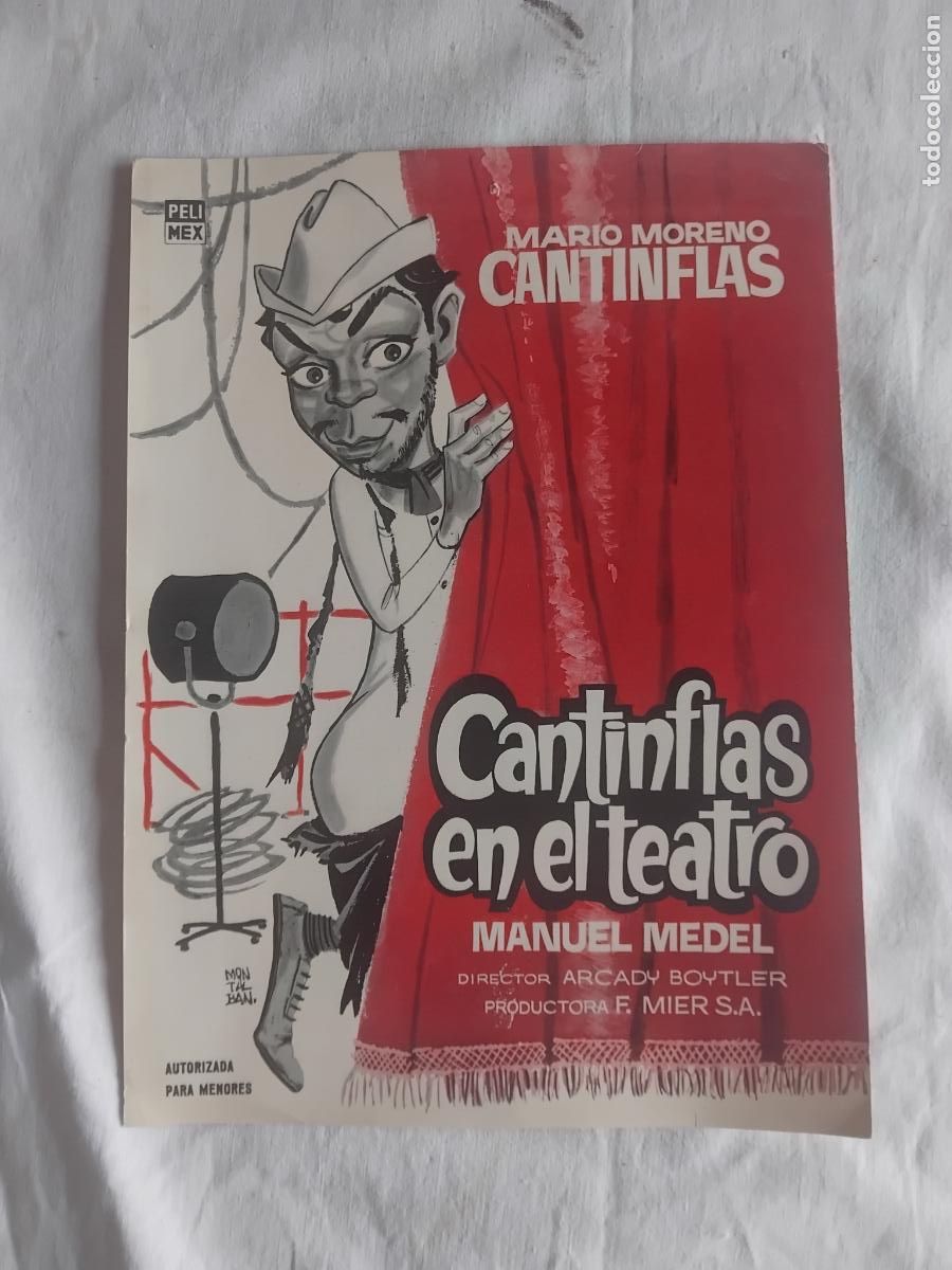 Cine: GUIA DE CINE MARIO MORENO CANTINFLAS EN CANTINFLAS EN EL TEATRO.