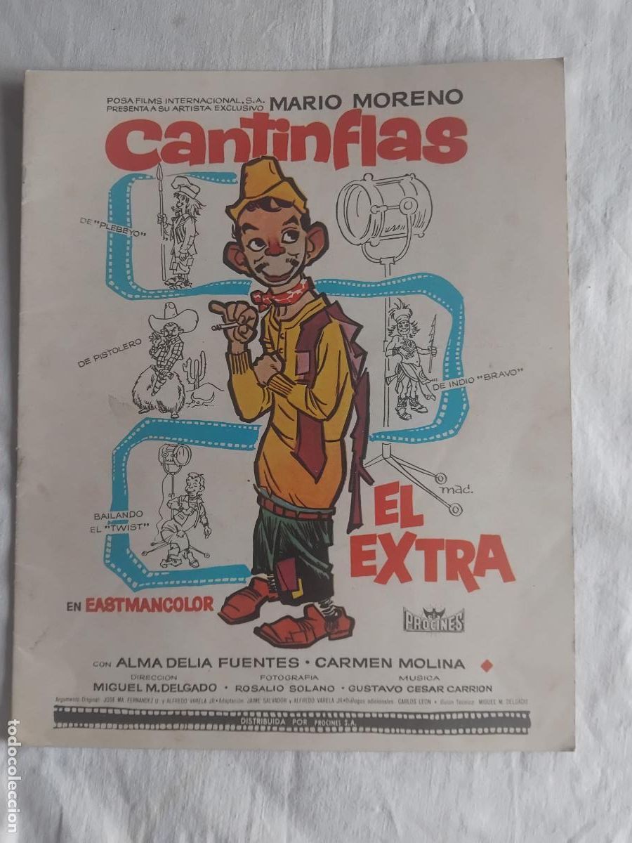 Cine: GUIA DE CINE ORIGINAL MARIO MORENO CANTINFLAS EN EL EXTRA