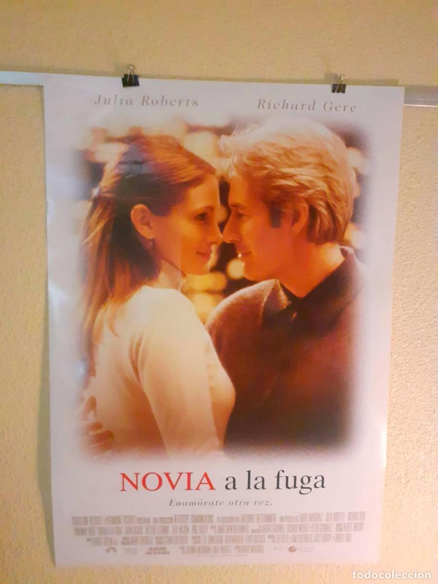 Cine: Cartel original cine Novia a la fuga (1999) Julia Roberts / Richard Gere - 100x70 cm - Nuevo