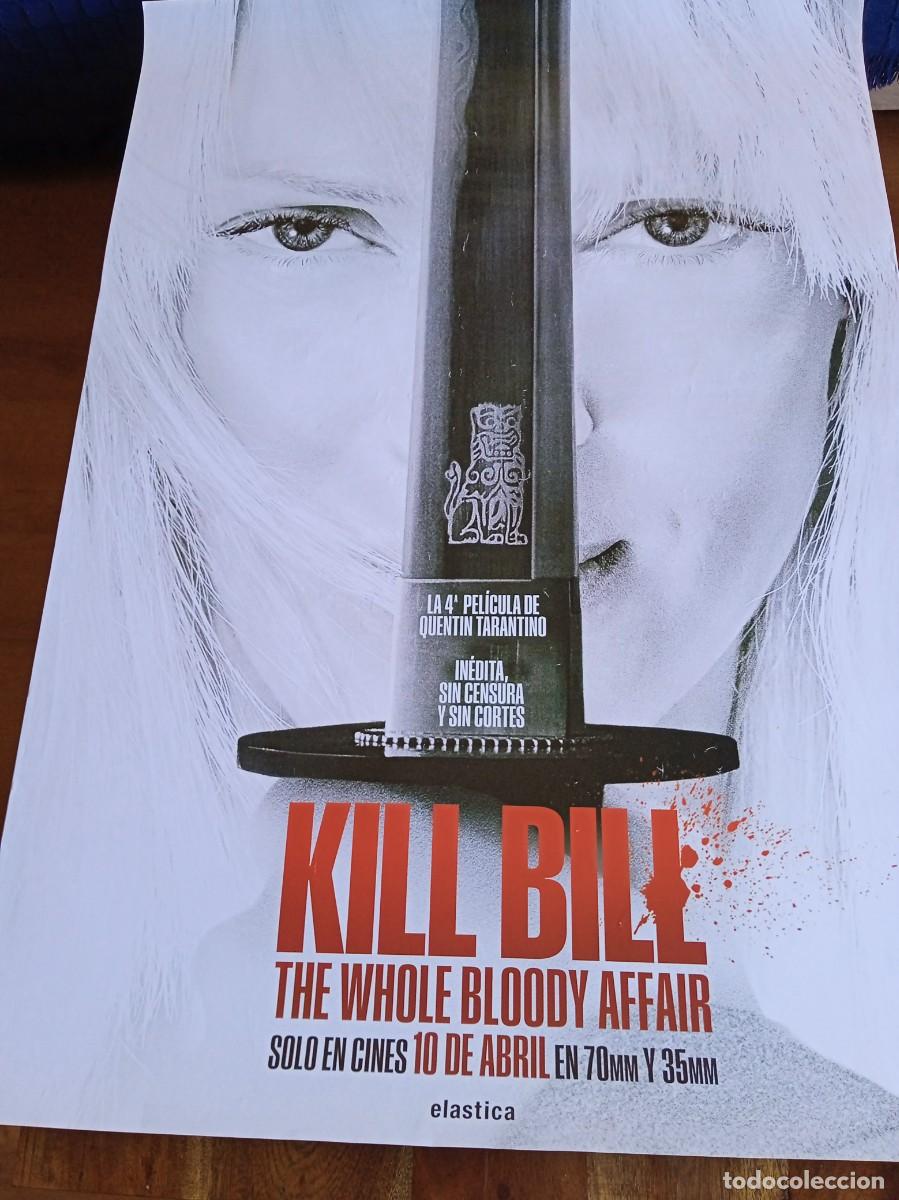 Cine: Kill Bill The Whole Bloody Affair - Uma Thurman, Quentin Tarantino - Poster original Elastica 2026