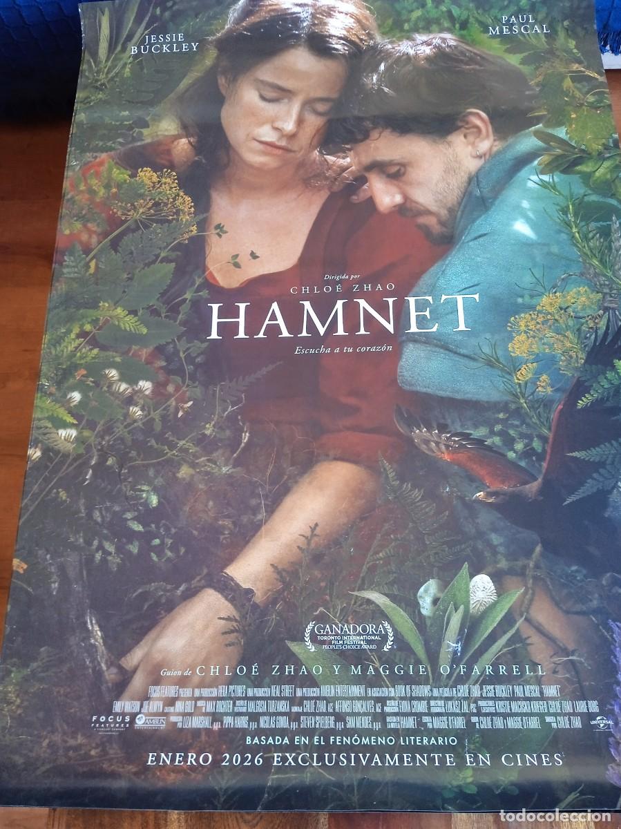 Cine: Hamnet - Jessie Buckley, Paul Mescal - Dir. Chlo&eacute; Zhao - Poster original Universal 2026 Mod 1