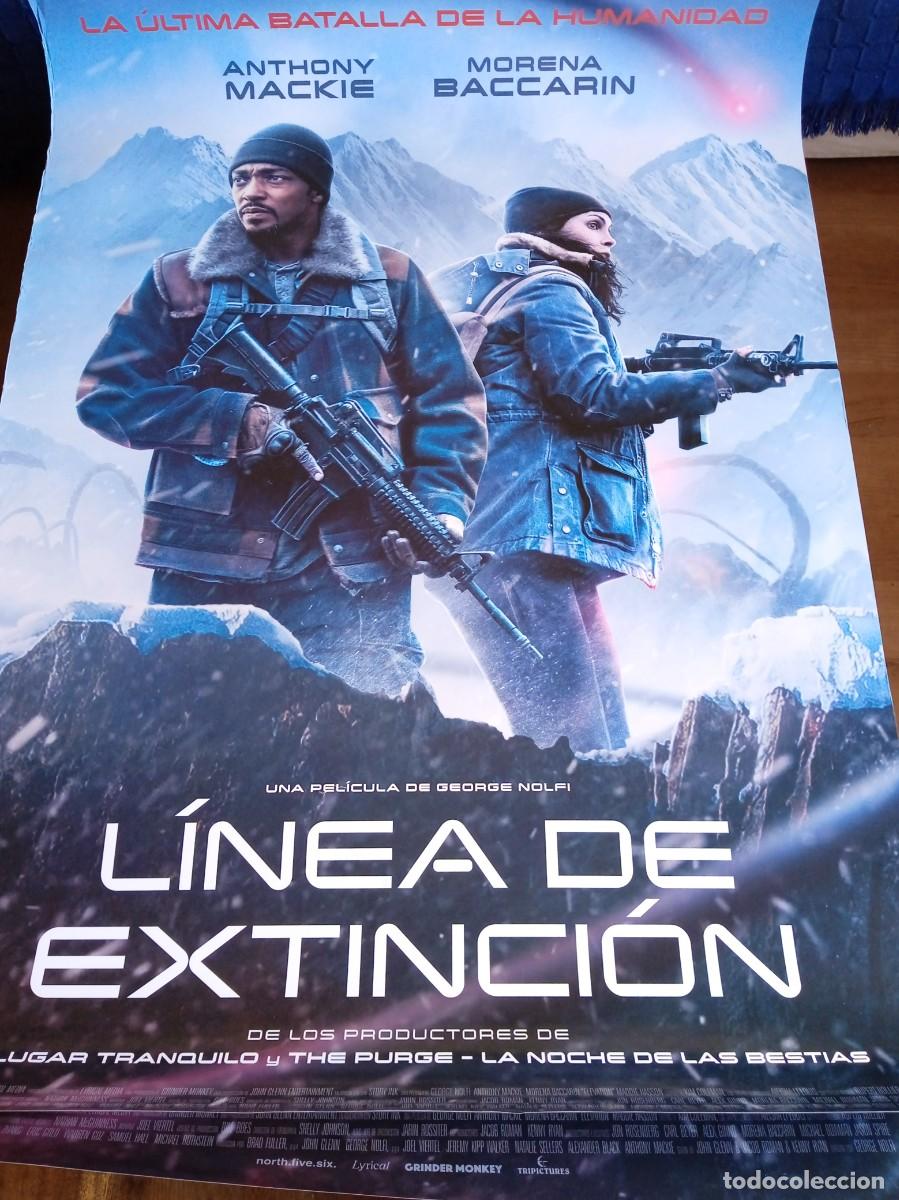Cine: L&iacute;nea de extinci&oacute;n - Anthony Mackie, Morena Baccarin - Poster original TriPictures 2025
