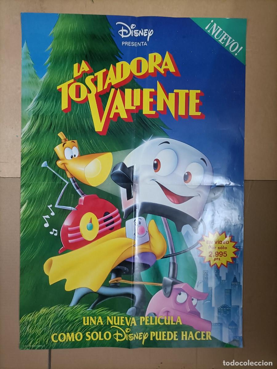Cine: POSTER ORIGINAL WALT DISNEY. LA TOSTADORA VALIENTE. MIDE: 94 X 64 CM.