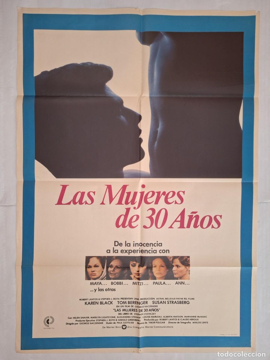 Cine: ANTIGUO CARTEL CINE LAS MUJERES DE 30 A&Ntilde;OS RV P-2076