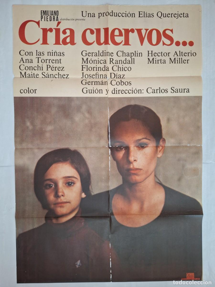 Cine: ANTIGUO CARTEL CINE CRIA CUERVOS RV P-2084