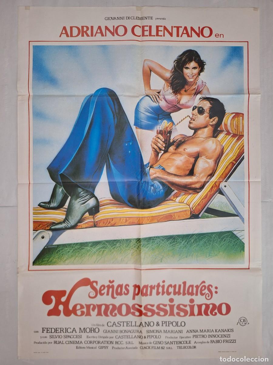 Cine: ANTIGUO CARTEL CINE HERMOSSSISIMOS ADRIANO CELENTANO RV P-2085