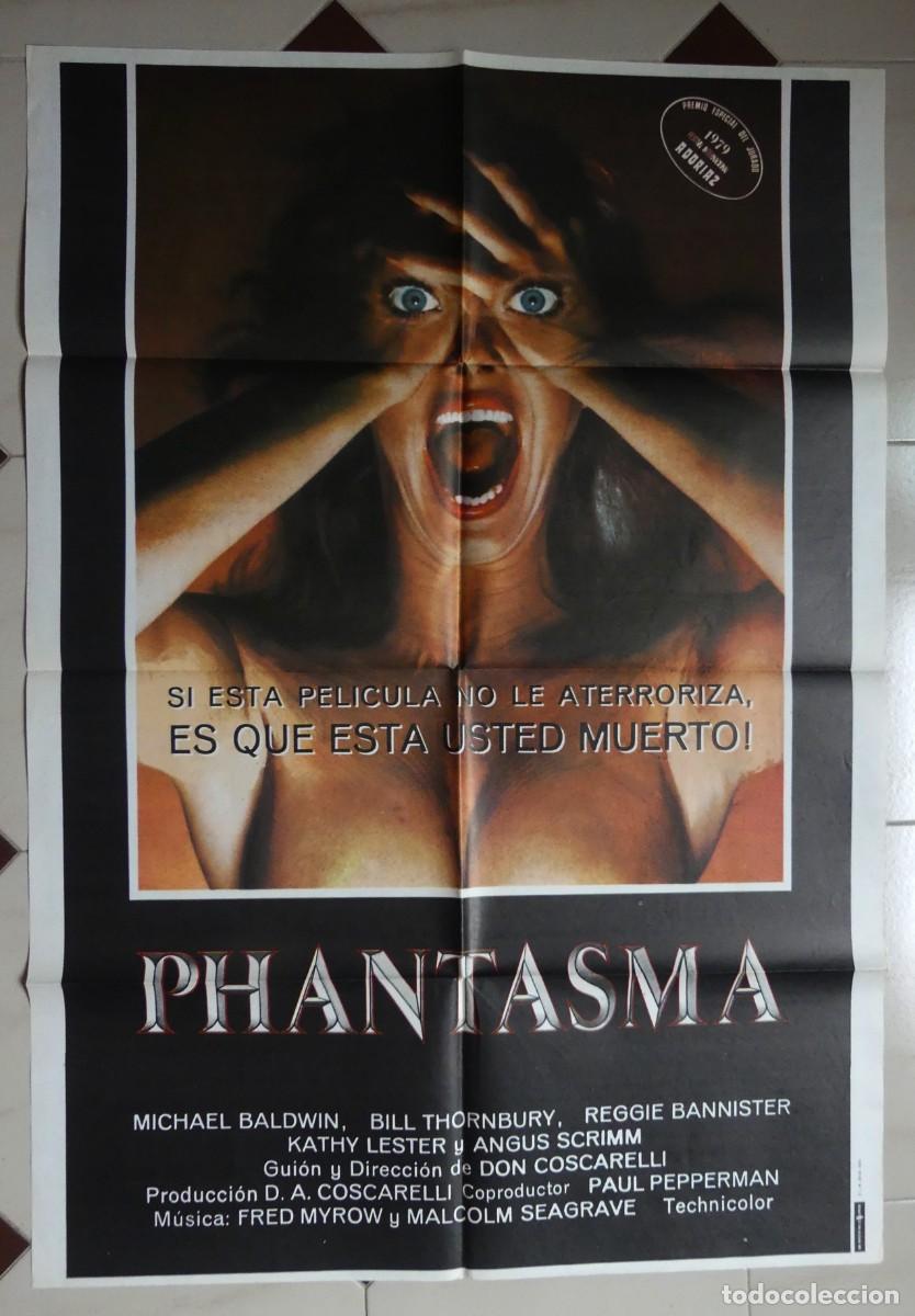 Cine: CARTEL ORIGINAL DE : PHANTASMA) ( 1979 )(PAGO POR BIZUM )