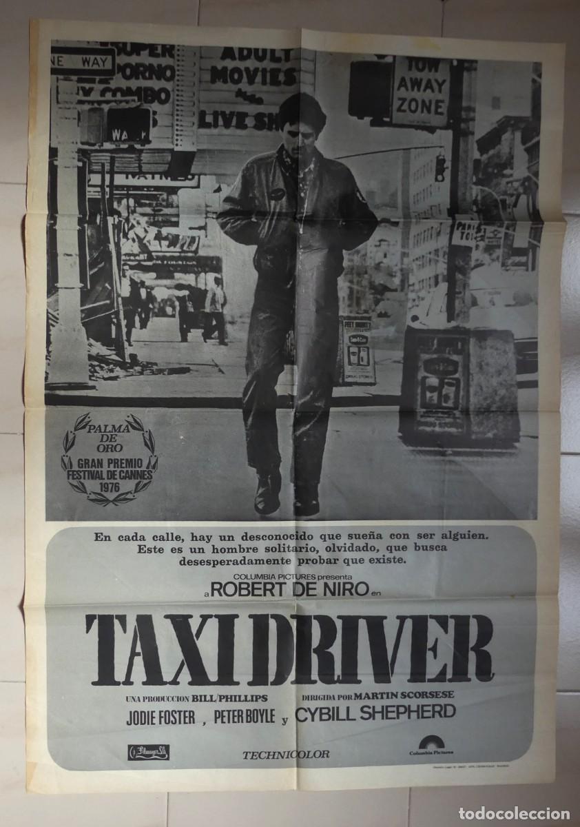 Cine: CARTEL ORIGINAL DEL FILM : TAXI DRIVER ( IMPRESO EN 1976 ) ( PAGO POR BIZUM )