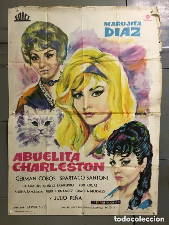 Cinema: CPE 0028 ABUELITA CHARLESTON MARUJITA DIAZ JAVIER SETO EMERIO POSTER ORIGINAL 2 hojas 100X140 ESTREN
