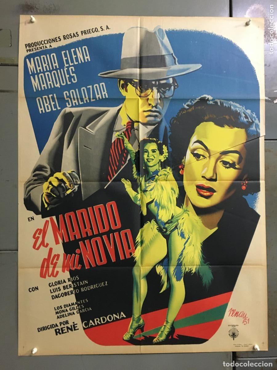 Cin&eacute;ma: PJE 0713 EL MARIDO DE MI NOVIA MARIA ELENA MARQUES JOSEP RENAU POSTER ORIG MEJICANO 70X94