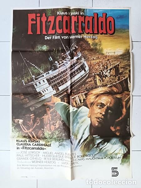 Cine: VKD 2738 FITZCARRALDO WERNER HERZOG KLAUS KINSKI POSTER ORIGINAL 70X100 ESTRENO