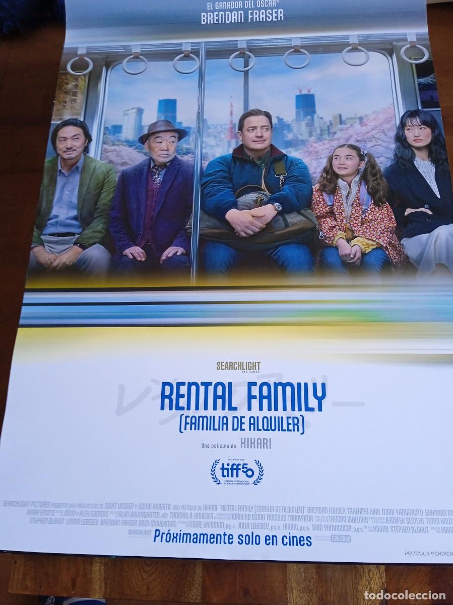 Cine: Rental Family - Brendan Fraser, Mari Yamamoto, Takehiro Hira - Poster original Fox 2026