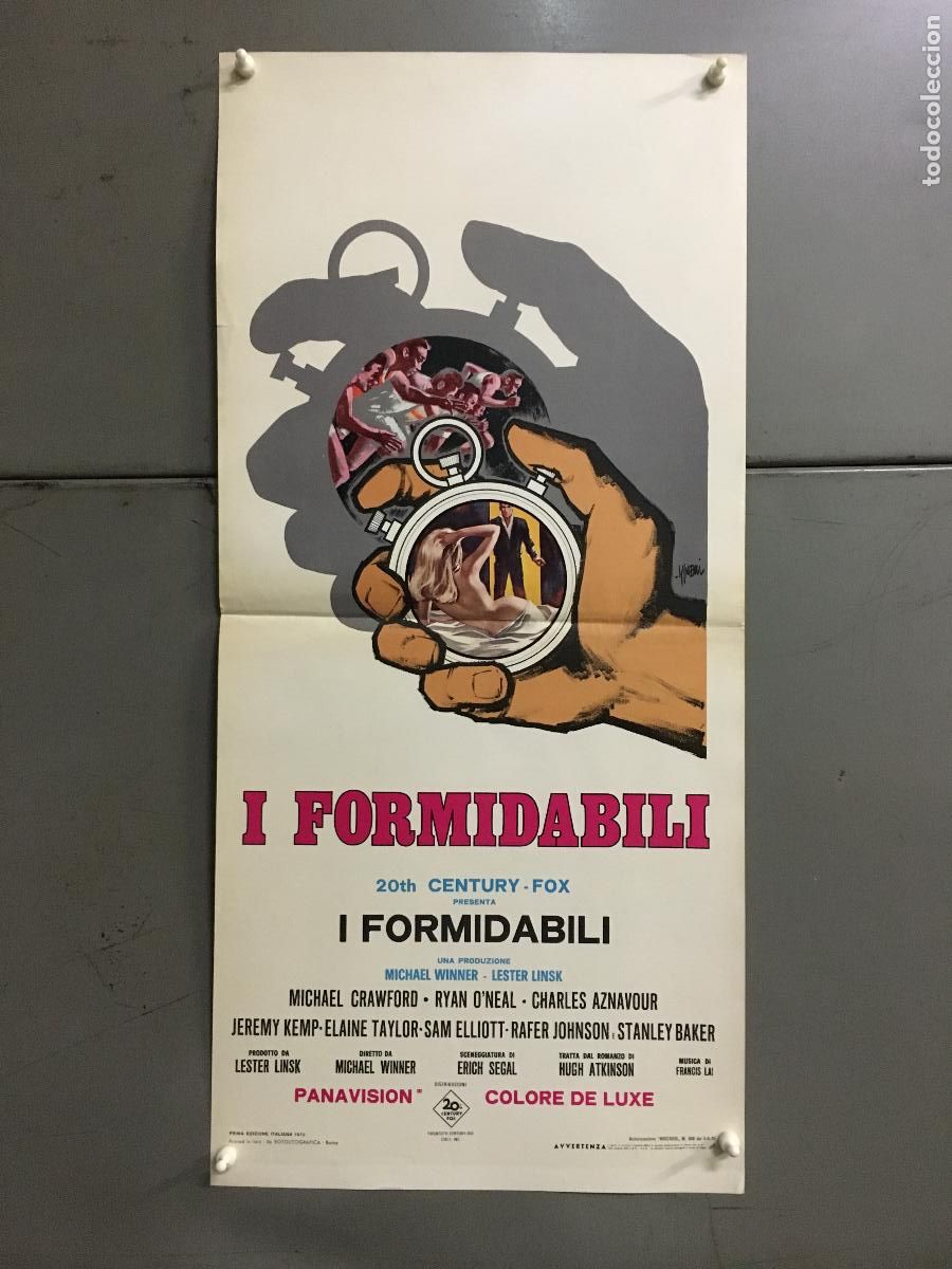 Cinema: ICJ 163 LA PRUEBA DEL VALOR The Games JUEGOS OLIMPICOS MICHAEL CRAWFORD POSTER ORIG ITALIANO 33X70