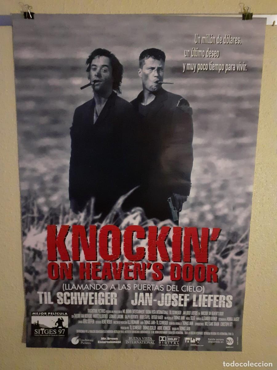Cine: Cartel Original de Cine Estreno Knockin' on Heaven's Door (1997) Ganadora Festival Sitges - 68x98