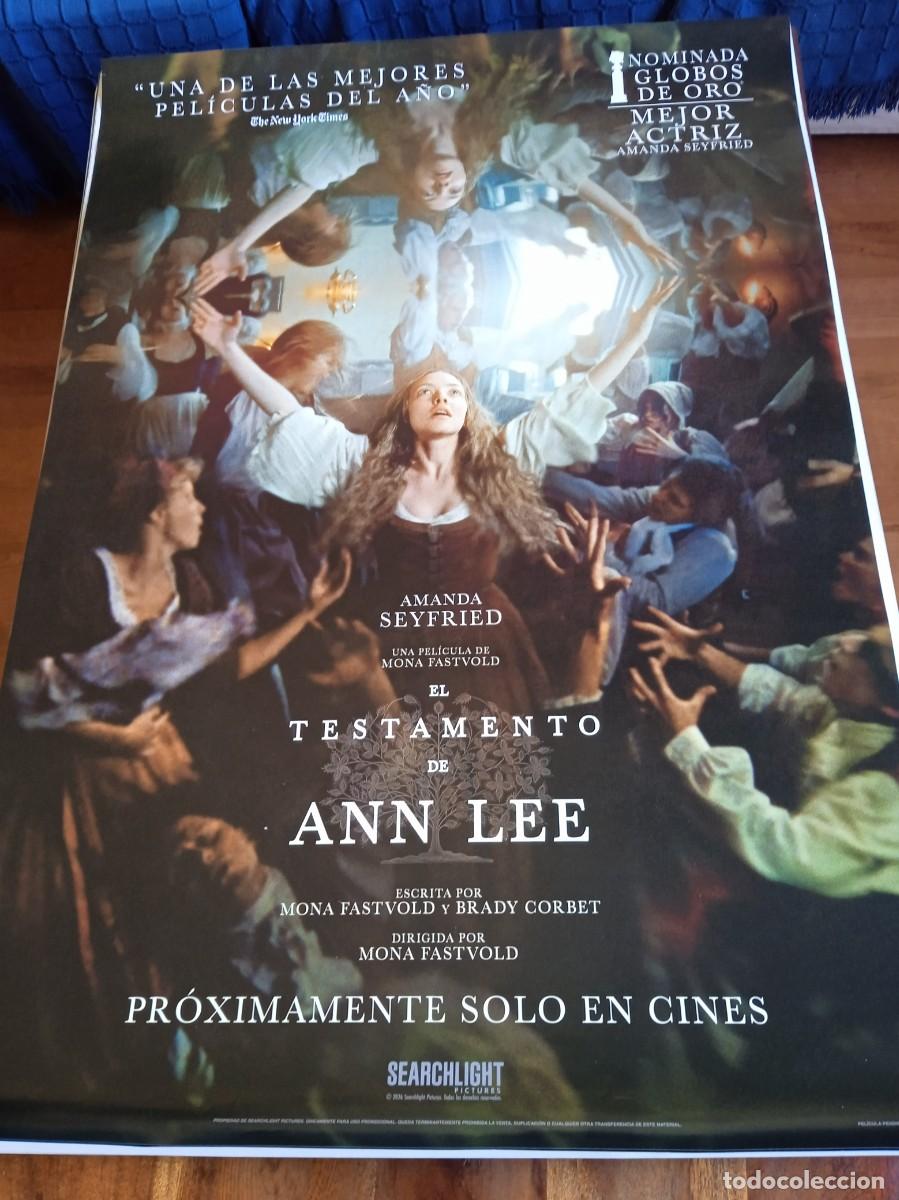Cine: El testamento de Ann Lee - Amanda Seyfried, Thomasin McKenzie - Poster original Fox 2026