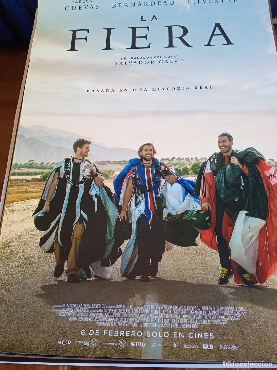Cine: La fiera - Carlos Cuevas, Miguel Bernardeau,Miguel &Aacute;ngel Silvestre - Poster original Buenavista 2026