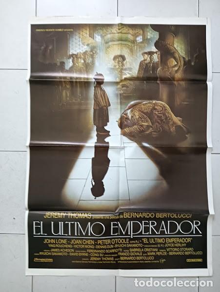 Cine: VKD 2753 EL ULTIMO EMPERADOR BERNARDO BERTOLUCCI CASARO POSTER ORIGINAL 70X100 ESTRENO raro
