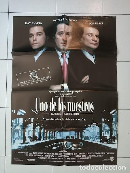 Cine: VKD 2754 UNO DE LOS NUESTROS goodfellas DE NIRO SCORSESE POSTER ORIGINAL 70X100 ESTRENO