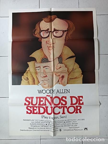 Cine: VKD 2758 SUE&Ntilde;OS DE SEDUCTOR WOODY ALLEN POSTER ORIGINAL 70X100 ESPA&Ntilde;OL raro