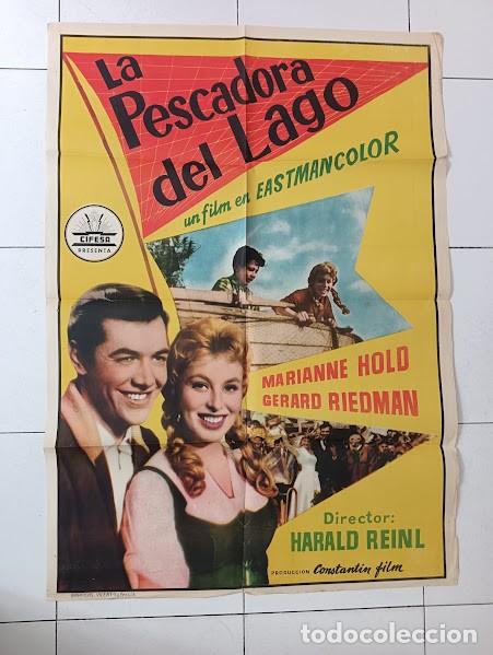 Cin&eacute;ma: SMP 2740 LA PESCADORA DEL LAGO MARIANNE HOLD HARALD REINL CIFESA POSTER ORIGINAL 70X100 ESTRENO