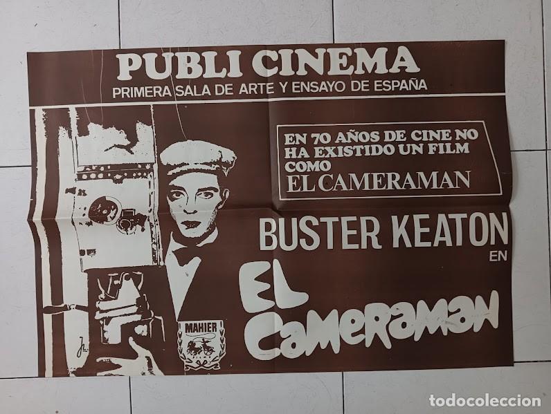 Cinema: VKD 2767 EL CAMERAMAN POSTER BUSTER KEATON POSTER ORIGINAL 50X70 ESPA&Ntilde;OL