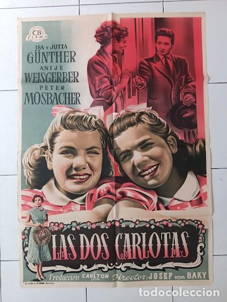 Cin&eacute;ma: SMP 2742 LAS DOS CARLOTAS ISA JUTTA GUNTHER JOSEF VON BAKY POSTER ORIGINAL 70X100 ESTRENO LITOGRAFIA