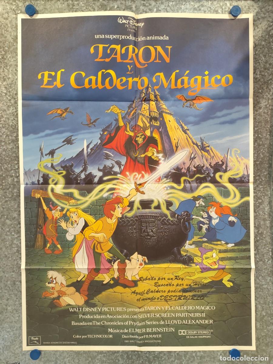 Cine: TARON Y EL CALDERO MAGICO. WALT DISNEY. POSTER ORIGINAL