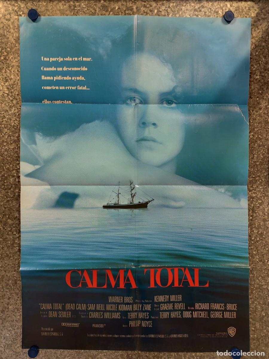 Cine: CALMA TOTAL. SAM NEILL, NICOLE KIDMAN. A&Ntilde;O 1971. POSTER ORIGINAL