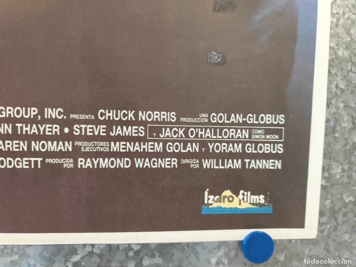 Cine: EL HEROE Y EL TERROR. CHUCK NORRIS. POSTER ORIGINAL - Foto 5