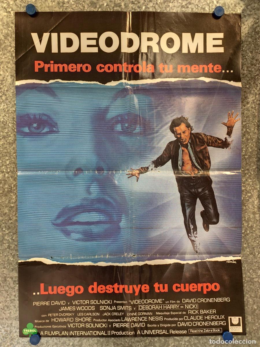 Cine: Videodrome. Deborah Harry, James Woods, POSTER ORIGINAL