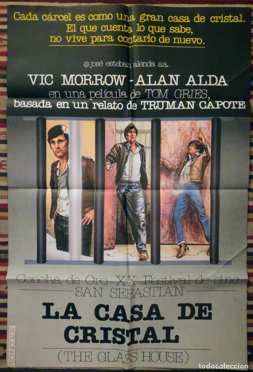Cinema: LA CASA DE CRISTAL 1982 &middot; Lote original 2 carteles + 19 fotocromos + Pressbook