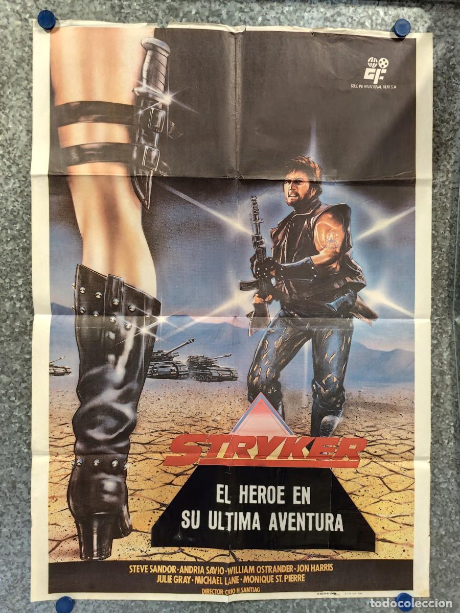 Cine: Stryker. Steve Sandor, Andrea Savio, Mike Lane, William Ostrander. A&Ntilde;O 1984. POSTER ORIGINAL