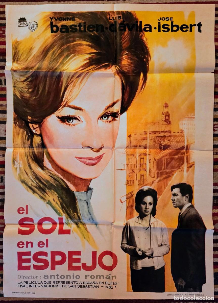 Cine: EL SOL EN EL ESPEJO (1962) &ndash; CARTEL ORIGINAL ESTRENO &ndash; NUEVO, NUNCA EXPUESTO