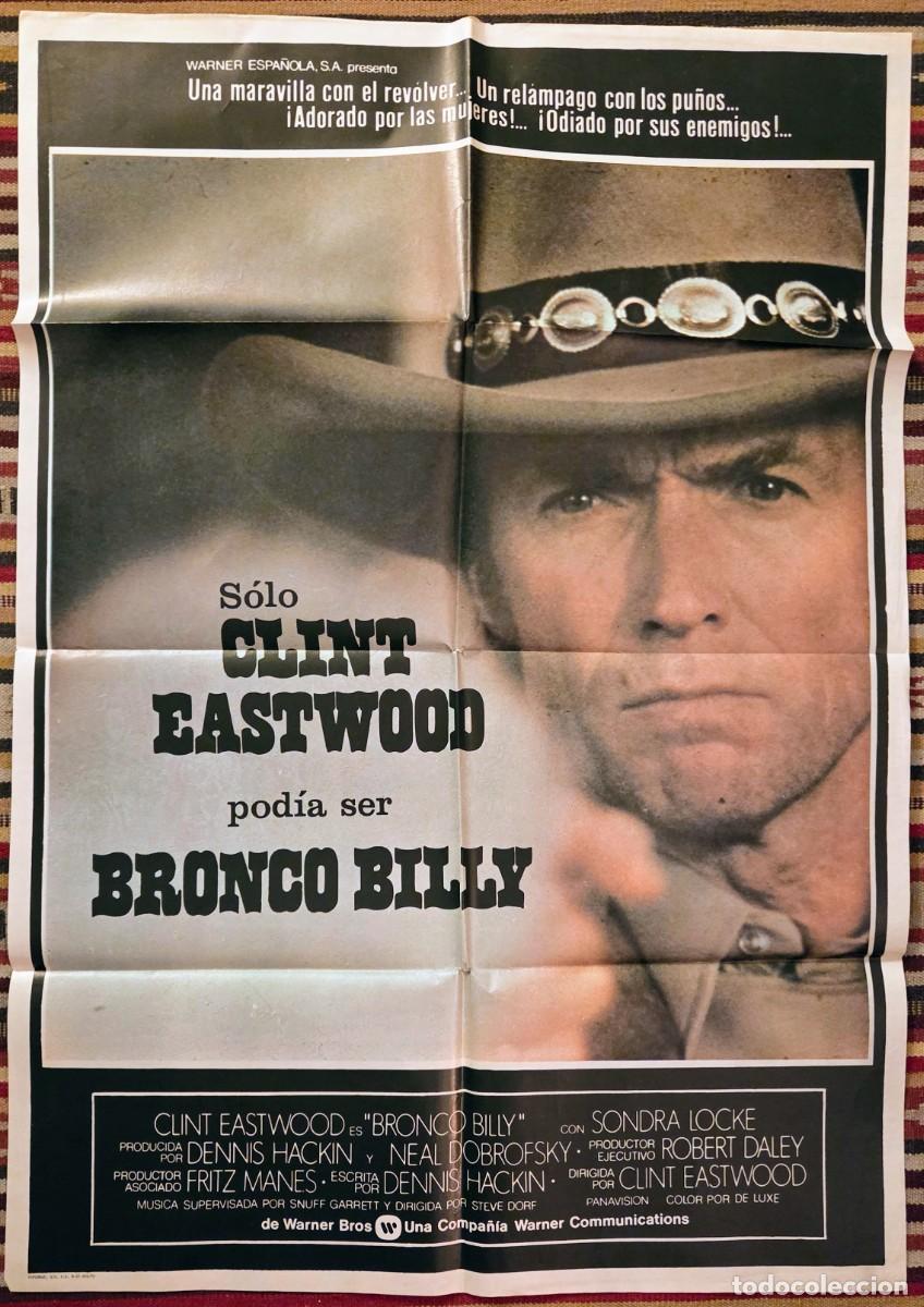 Cine: BRONCO BILLY (1980) &ndash; Cartel original + 12 fotocromos completos &ndash; Clint Eastwood